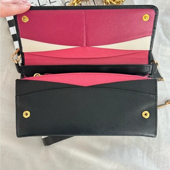 Prada Black Crossbody Bag with Gold Chain - Picture 2 of 12